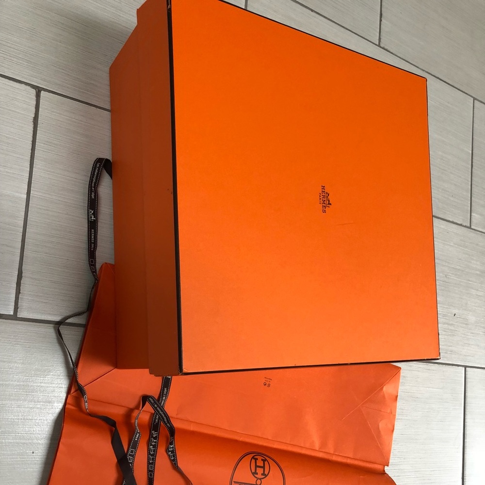Hermes Birkin 35 garden tote 36 box